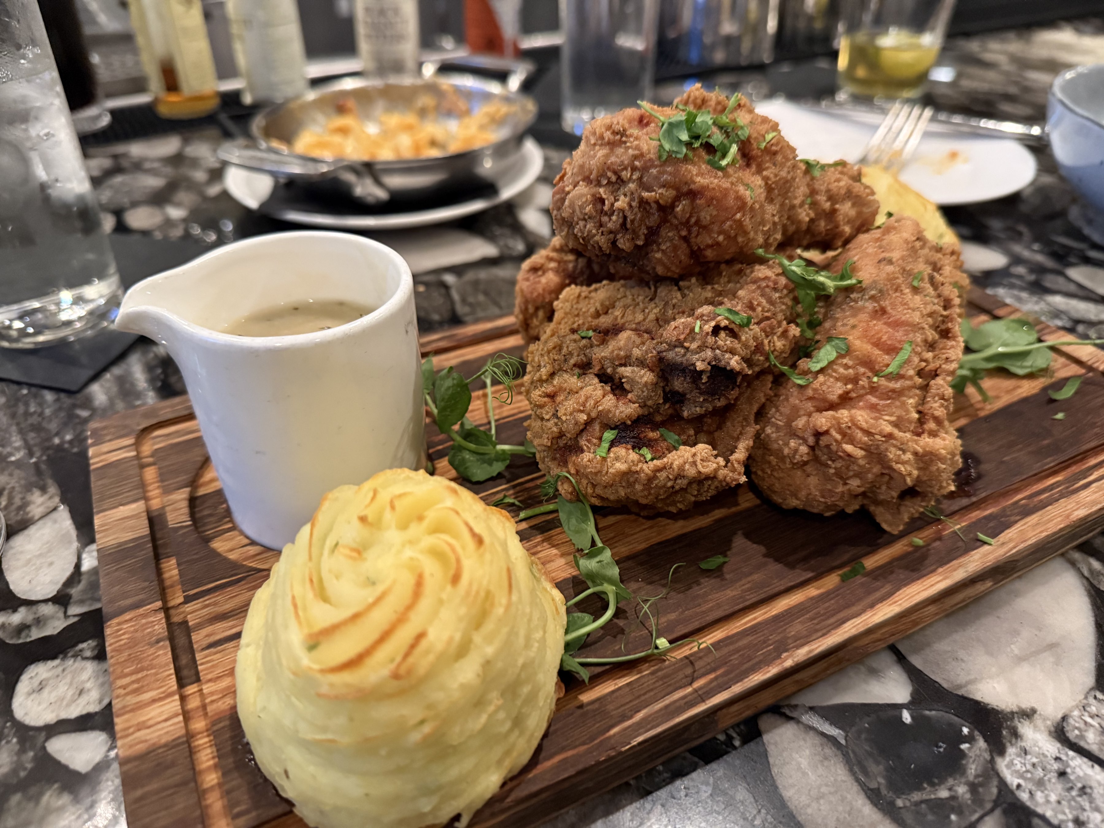 Fried Chicken and Whipped Potato