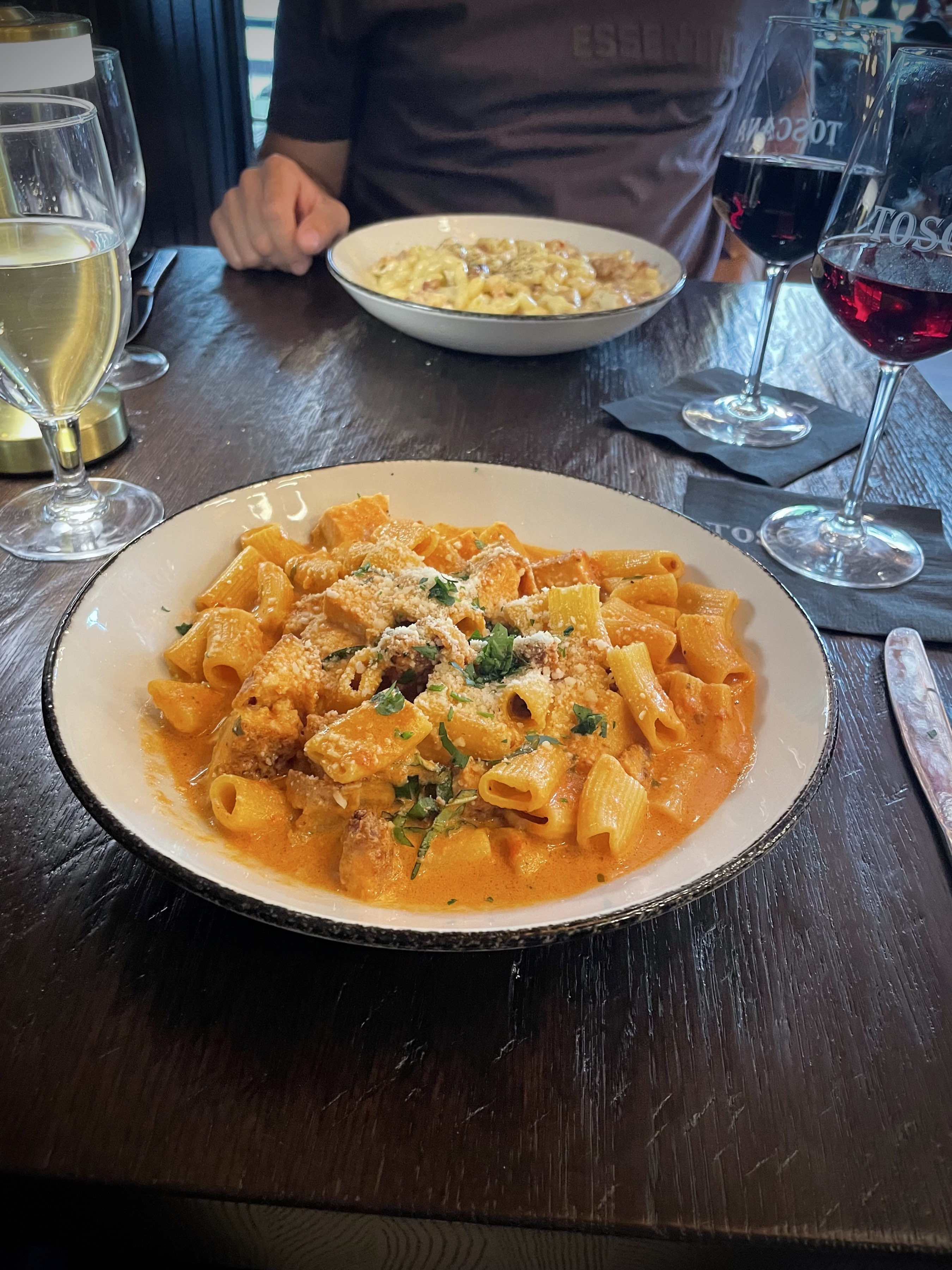 Spicy Rigatoni w/cutlet