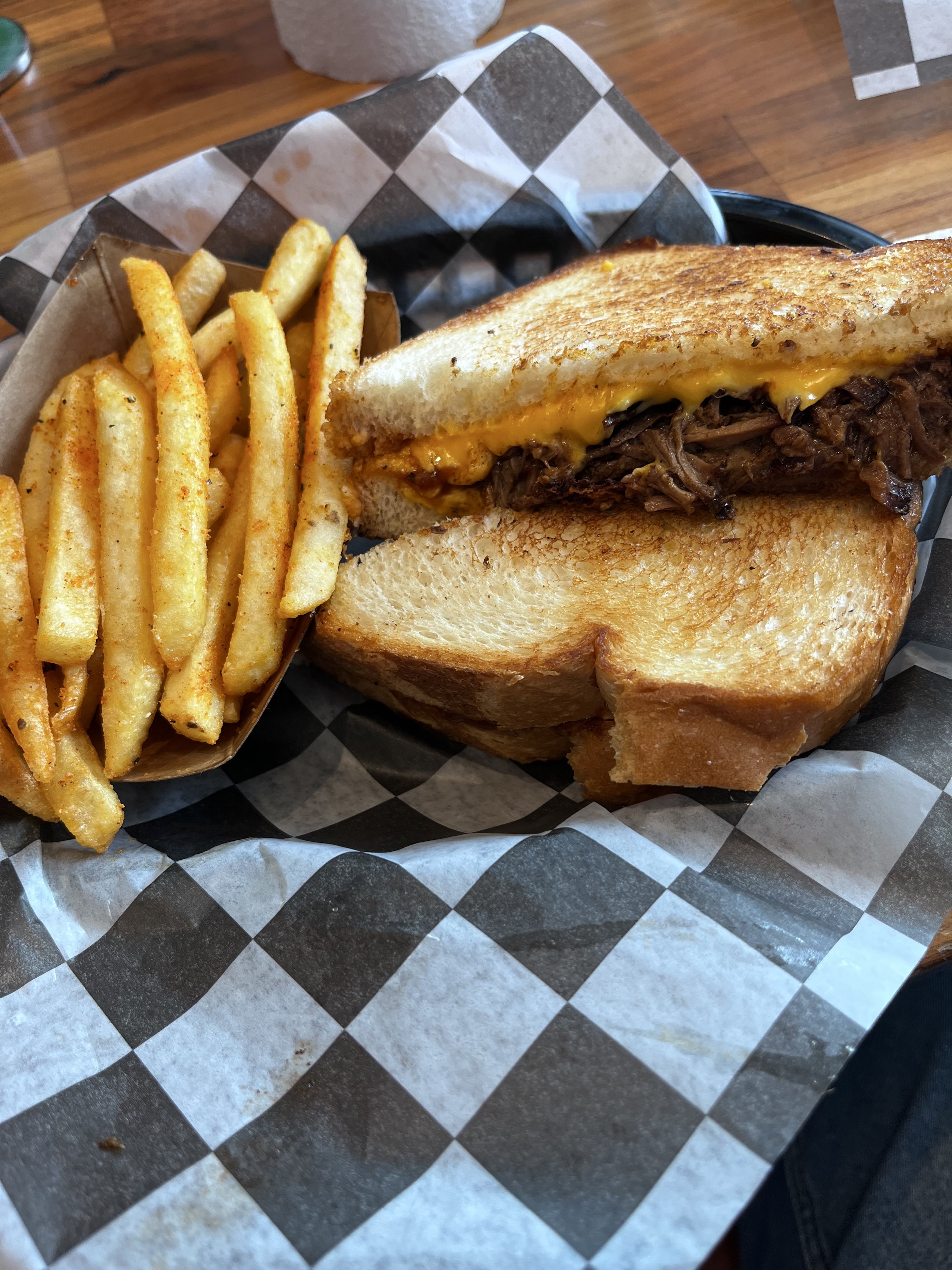Brisket Grilled Cheese