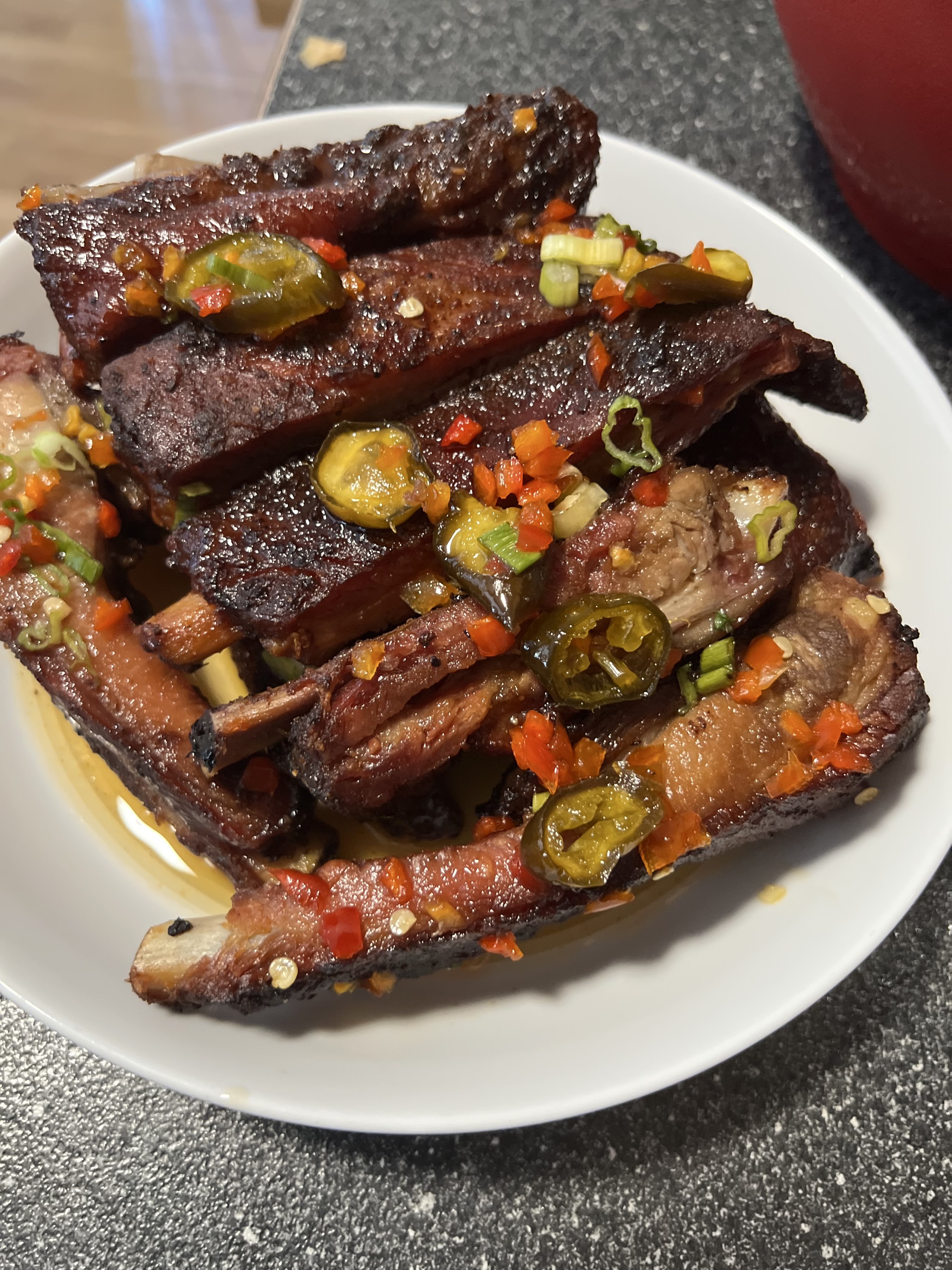 Fried Sticky Ribs