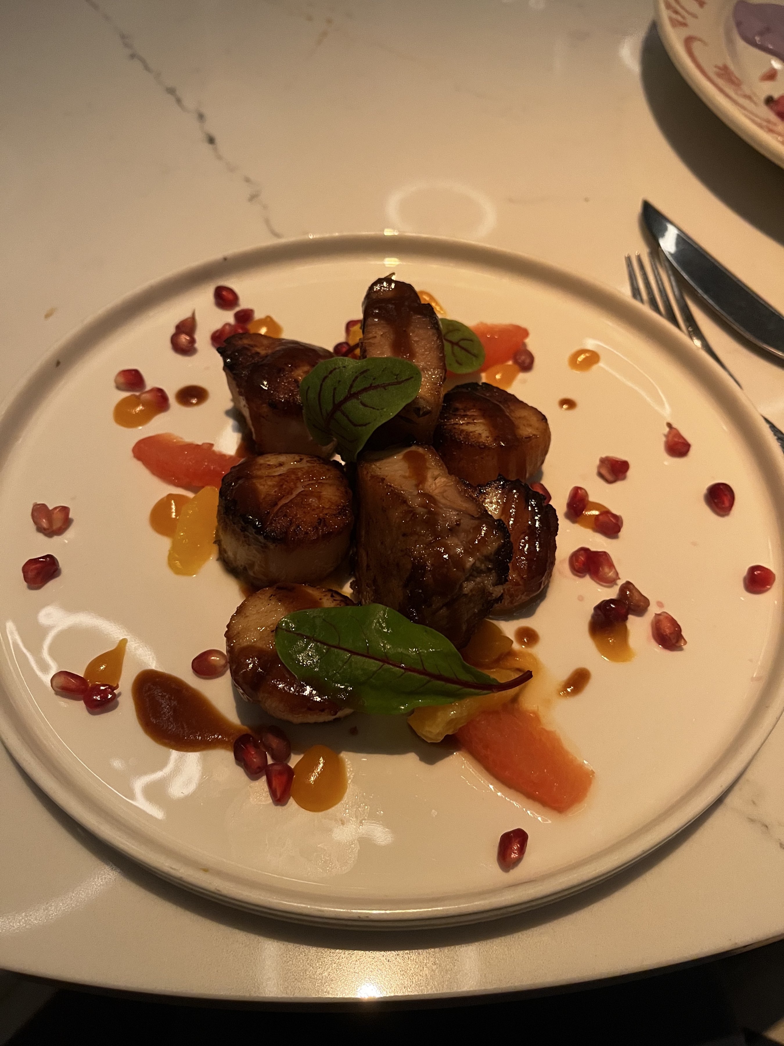 Seared Scallops & Pork Belly