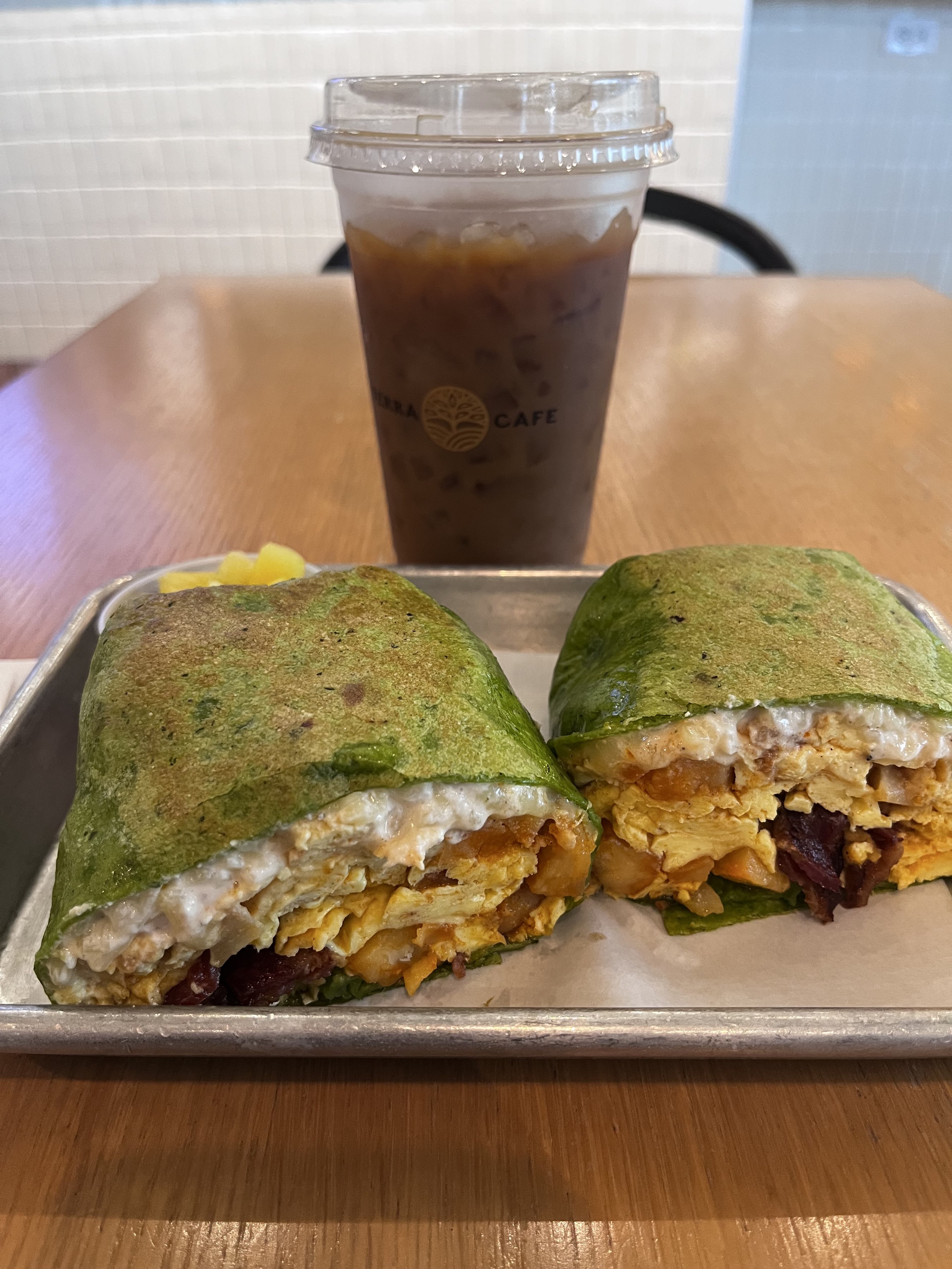 Breakfast Wrap at Terra Cafe