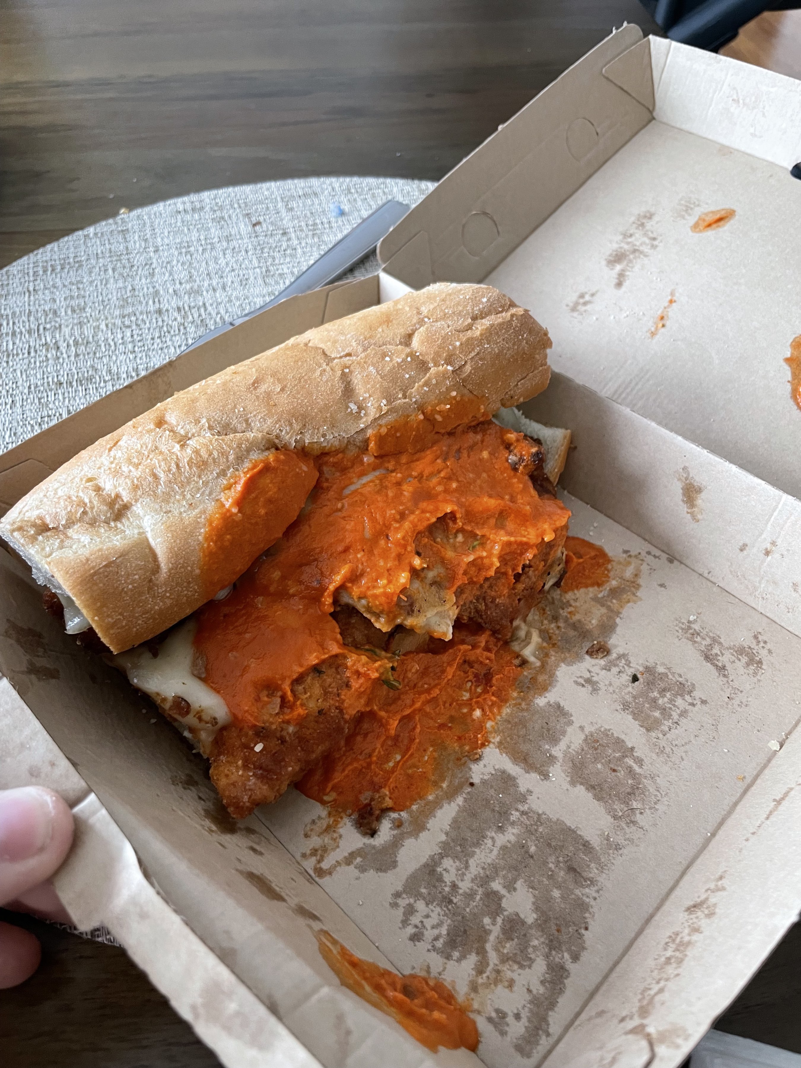 Spicy Vodka Sauce Chicken Parm