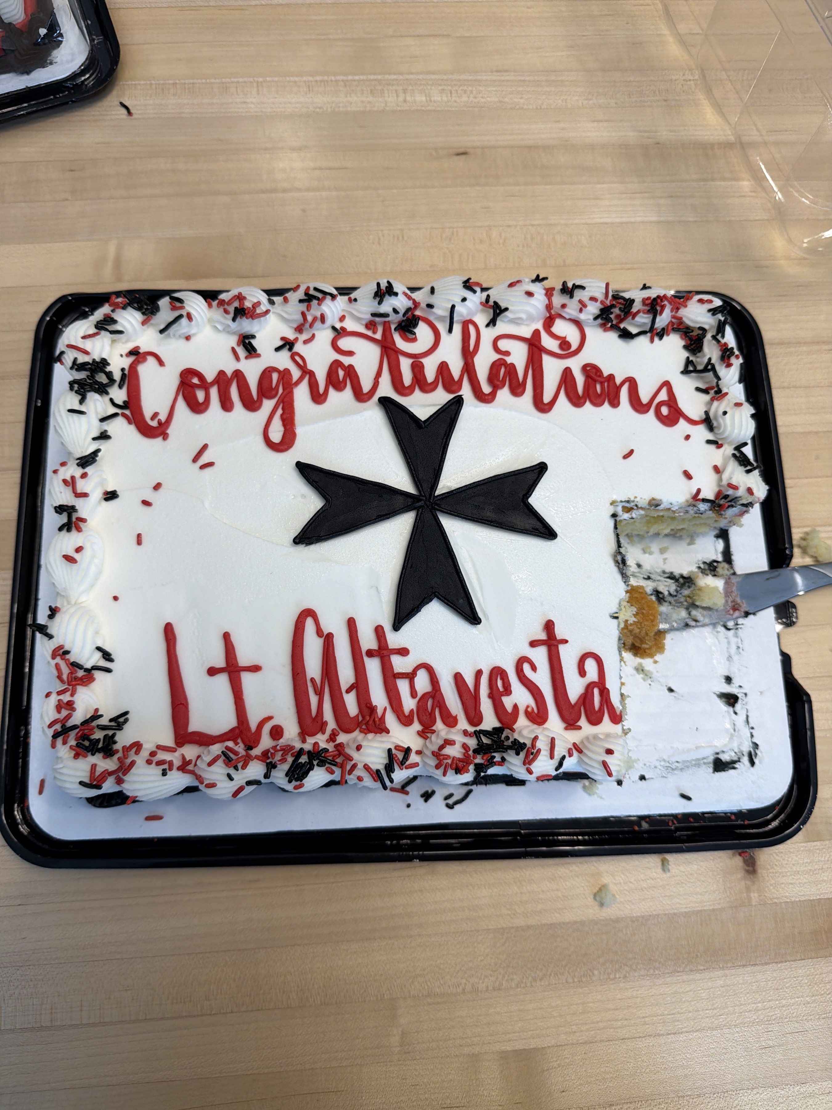 Joel’s Celebratory Cake at Market Basket