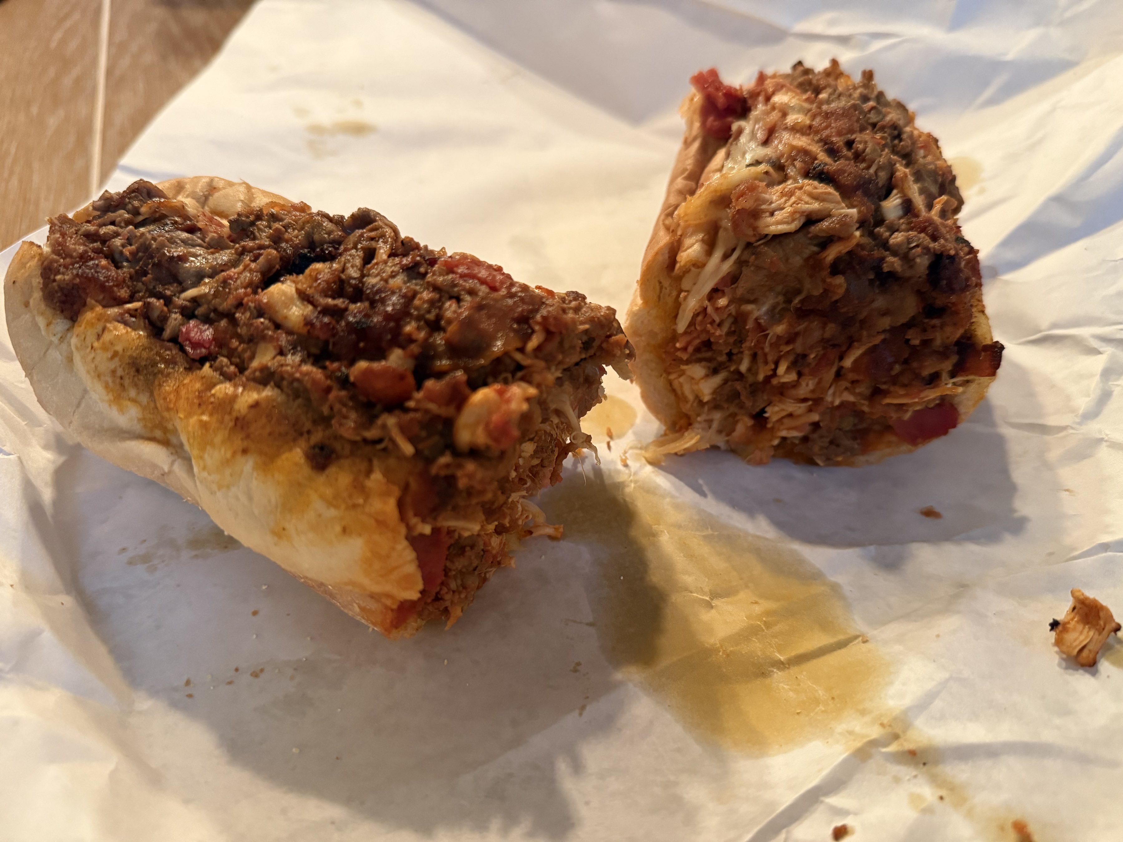 “Heart Attack” Sub at Augusta Subs & Salads
