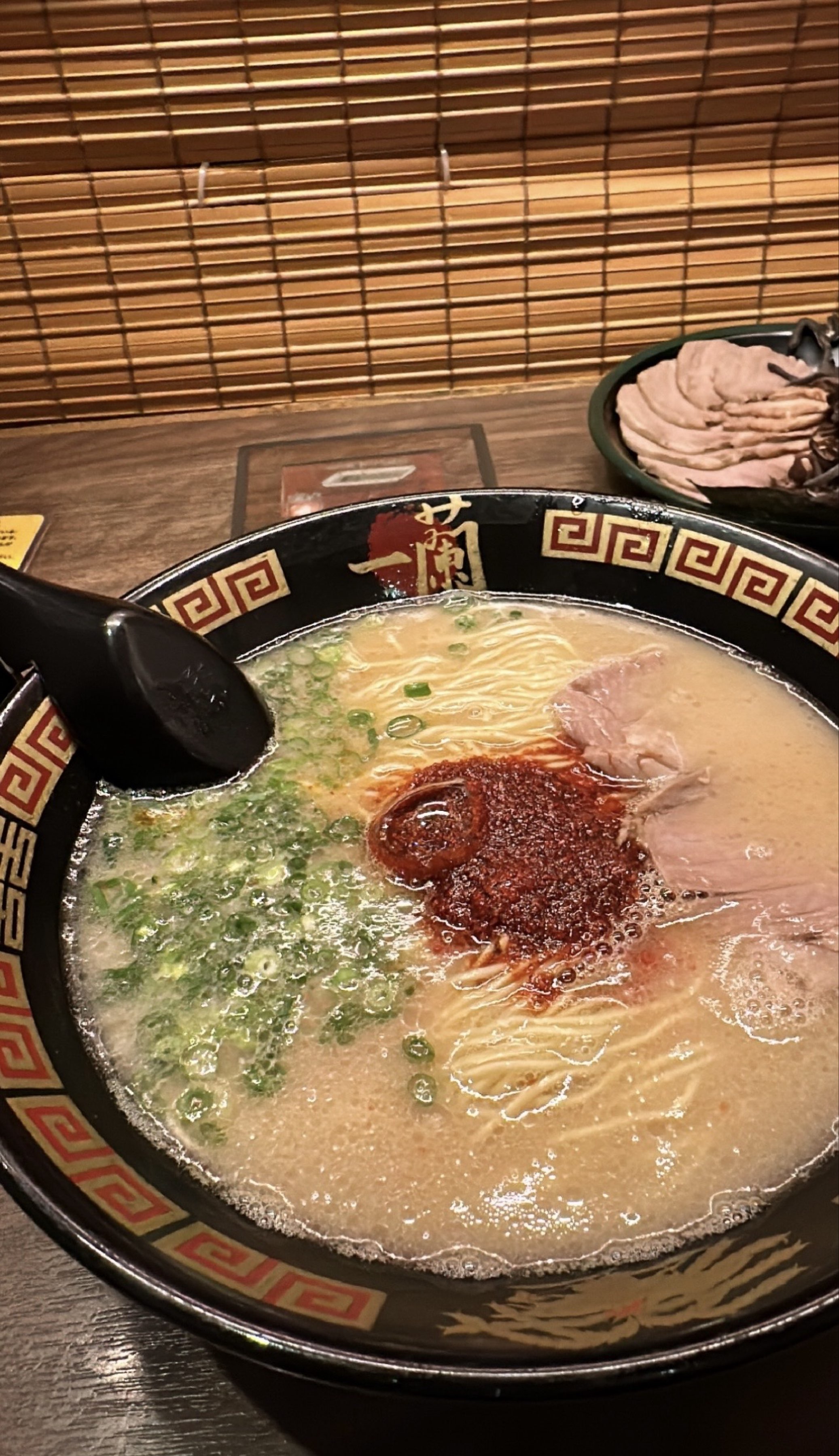 Tonkotsu Ramen at Ichiran Ramen