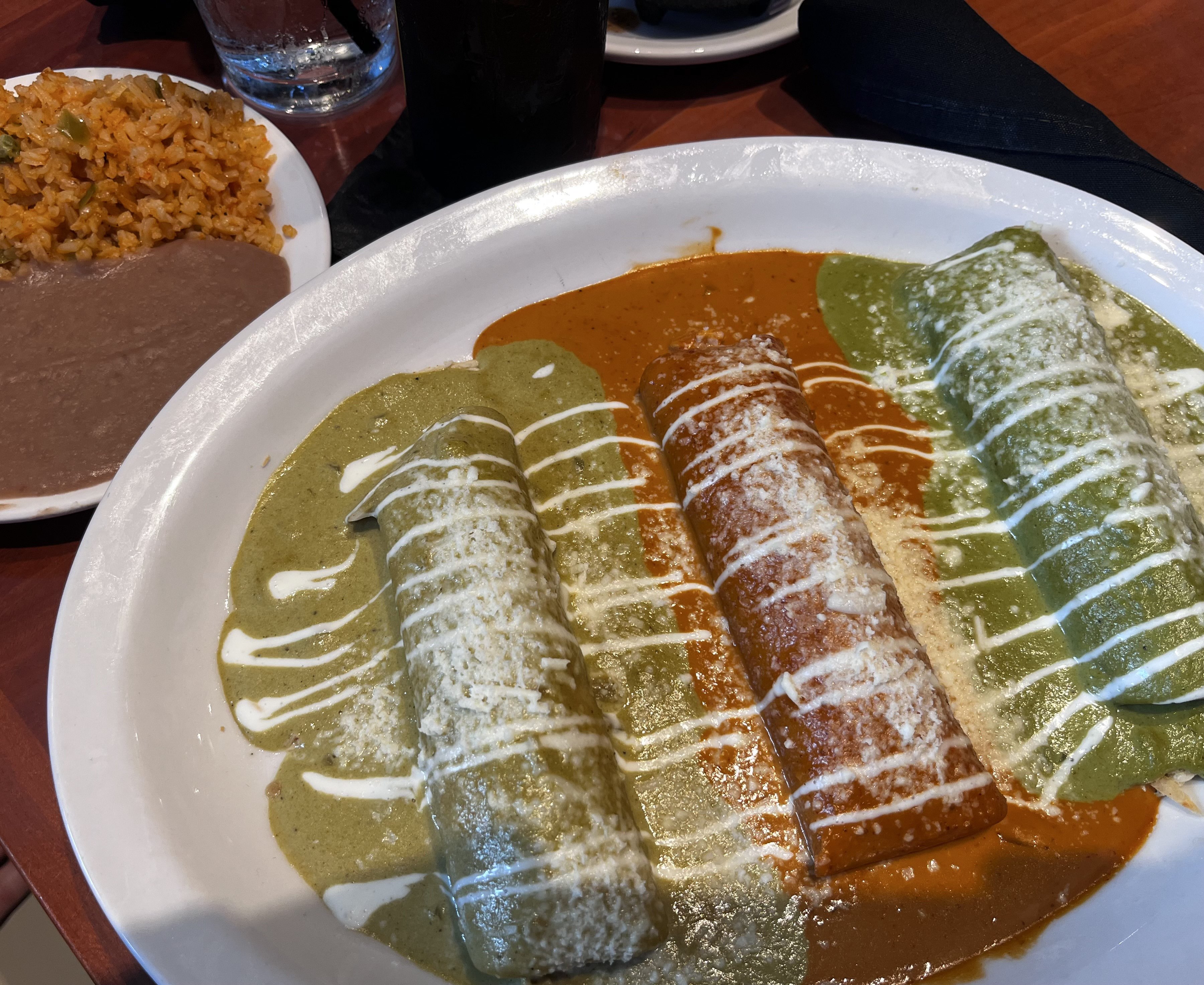 Enchiladas Soluna at El Mirasol