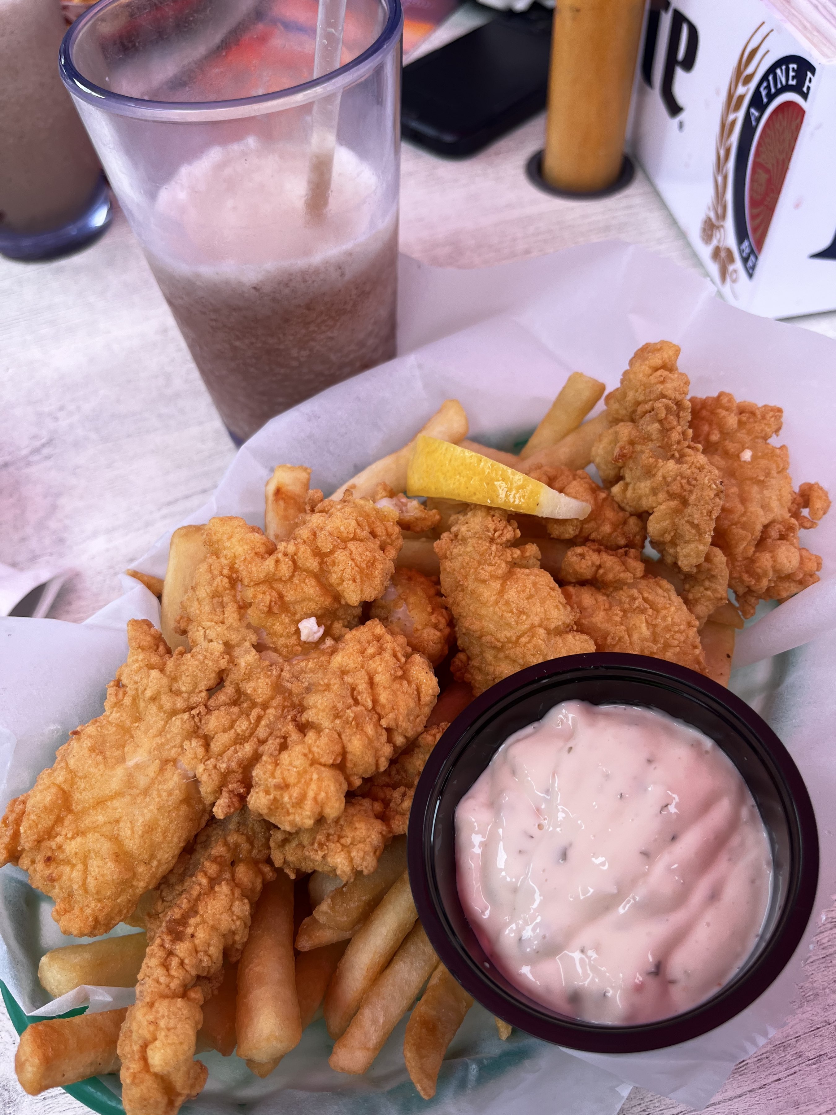 1/2 Fish n Chips at JB’s Seafood