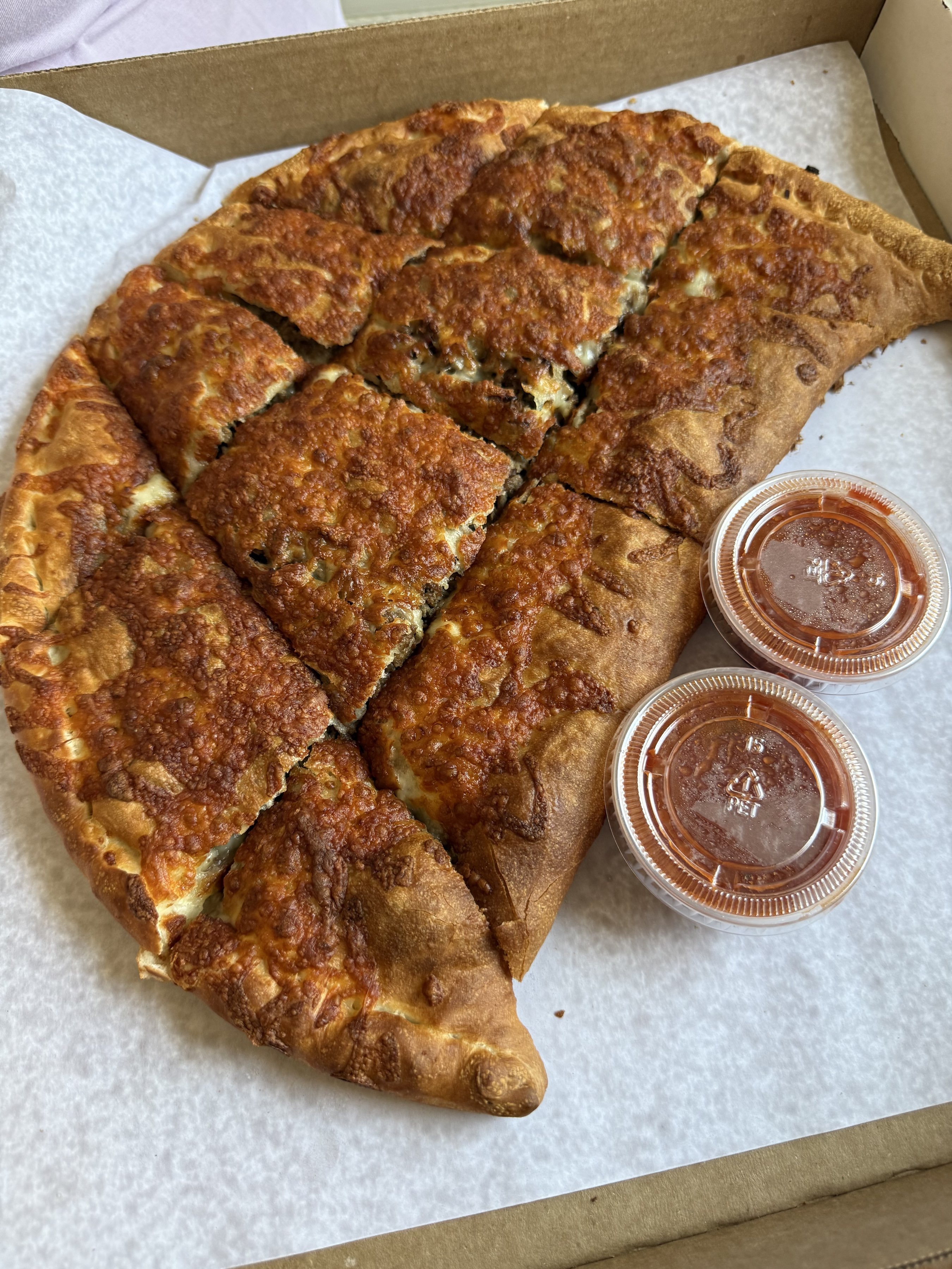 Steak and Cheese Calzone