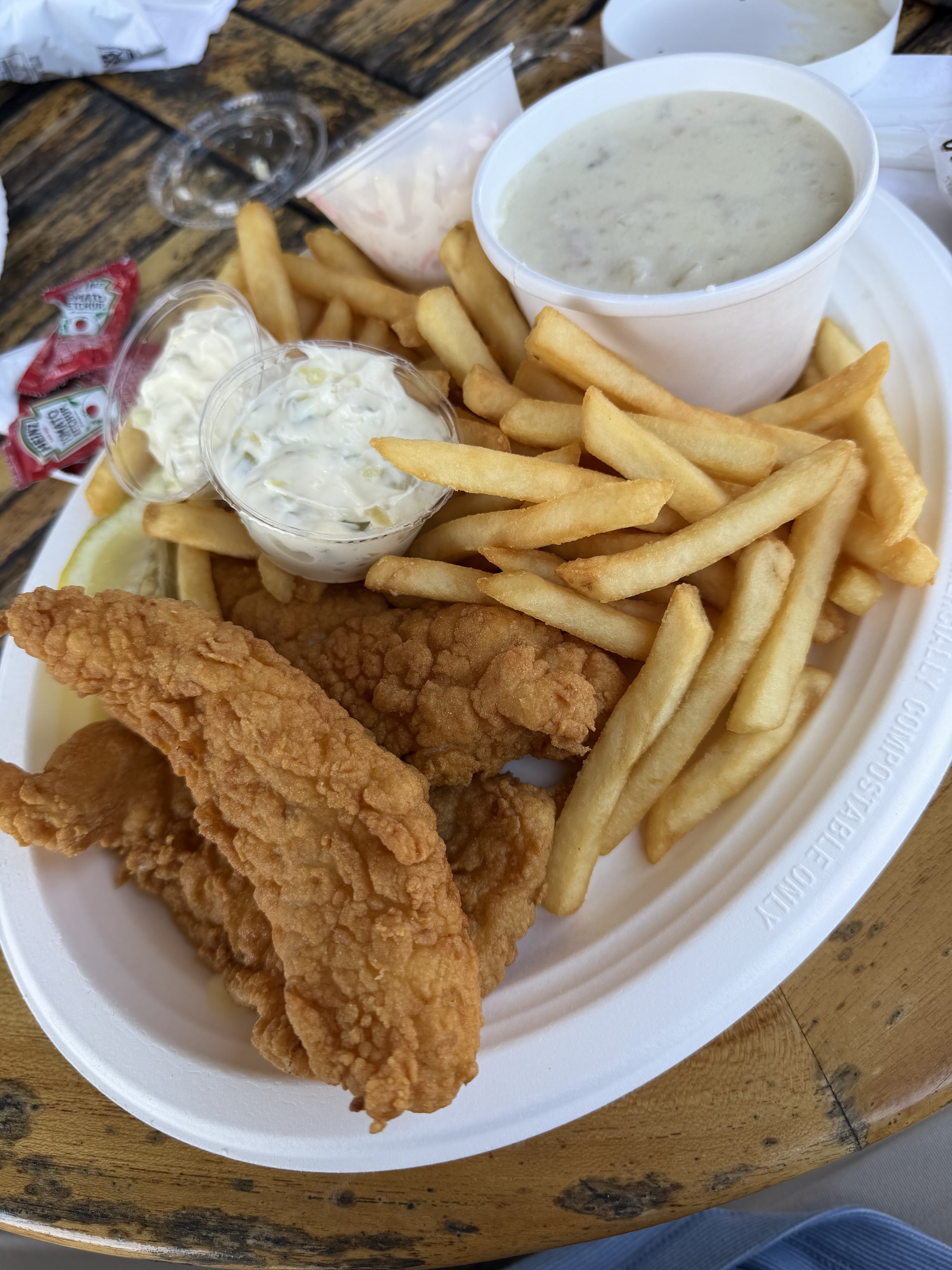 Fried Cod at Sayle’s Seafood