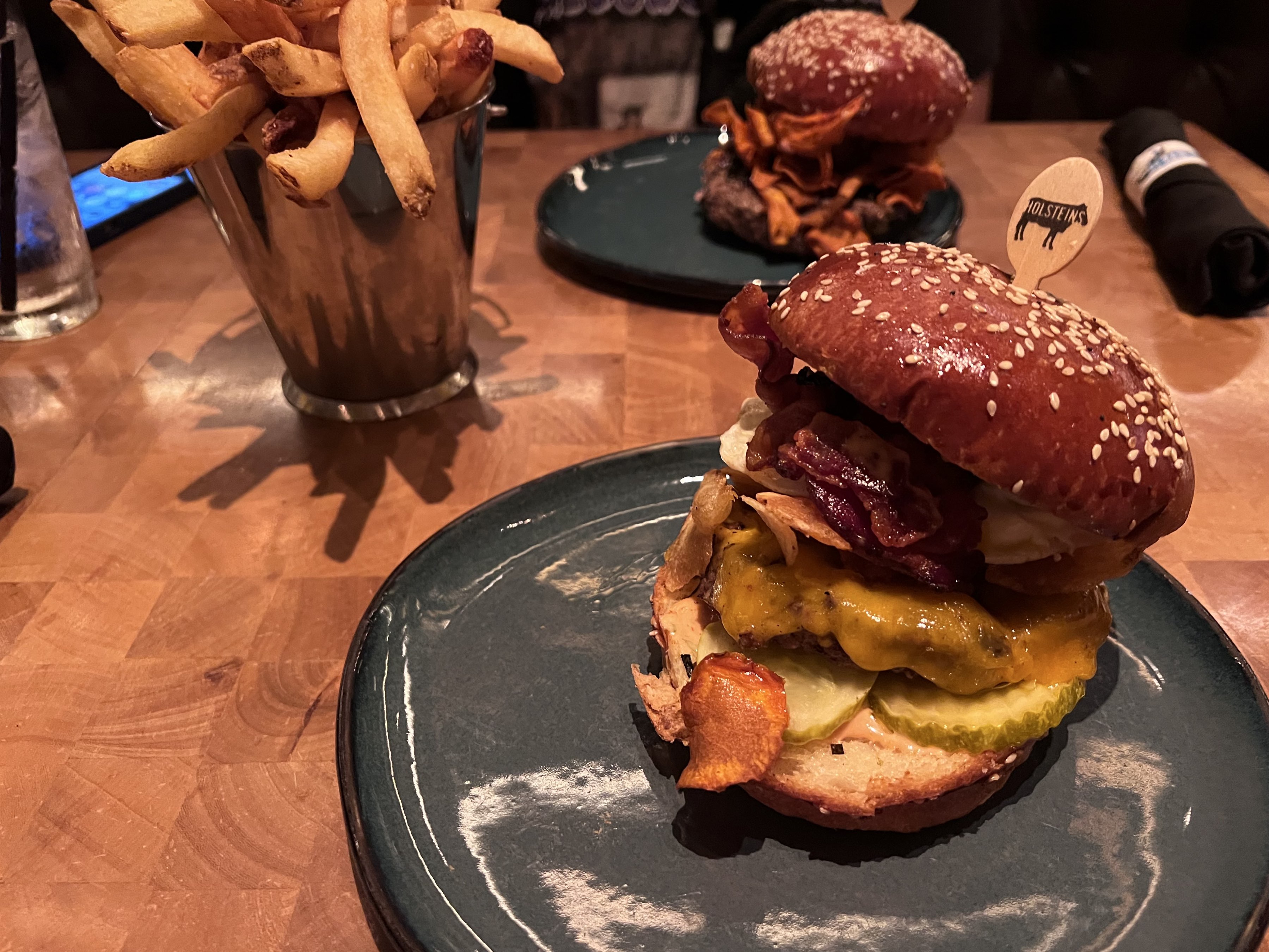 Nom Nom Burger at Holsteins