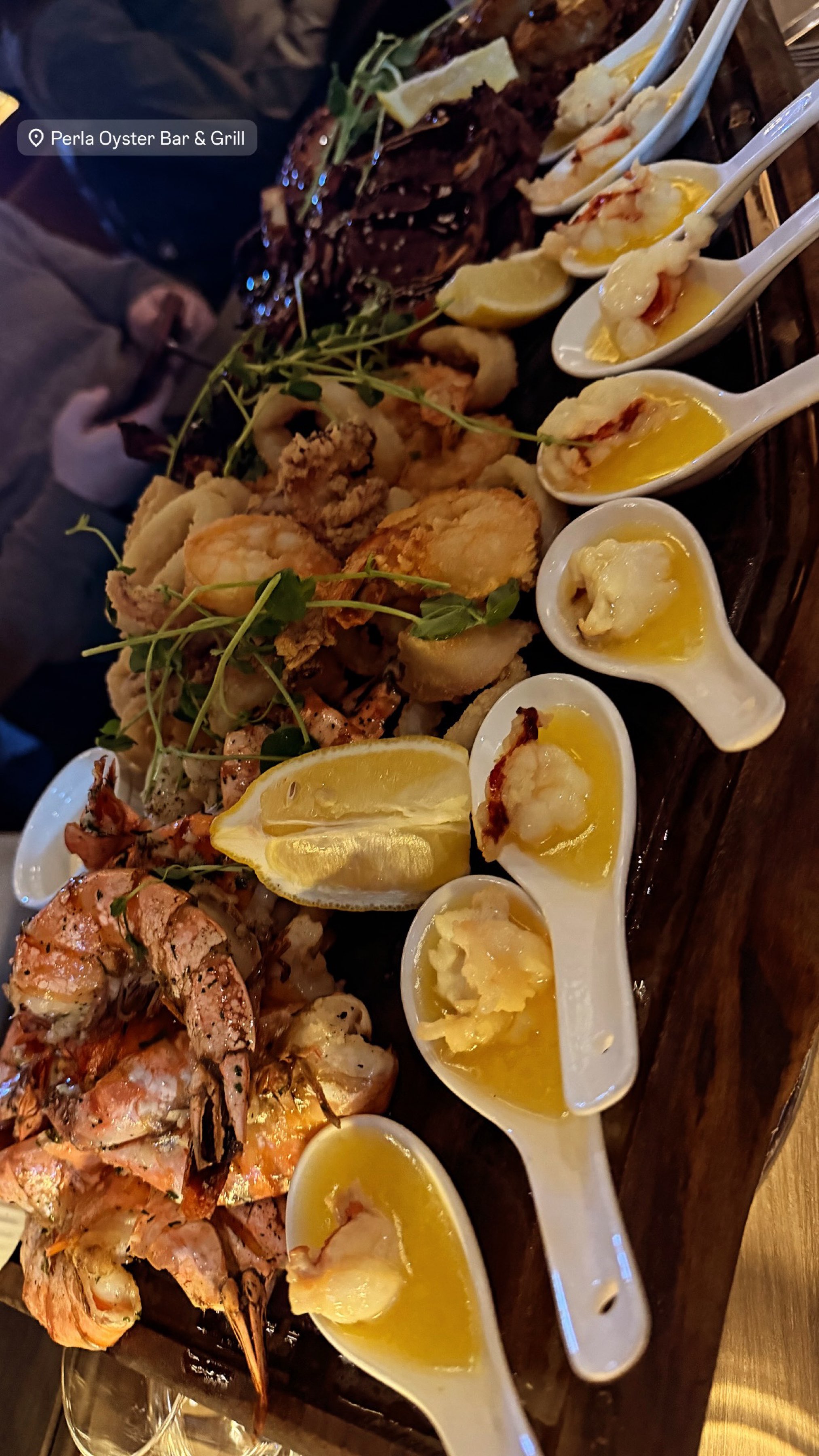 Seafood Plank
