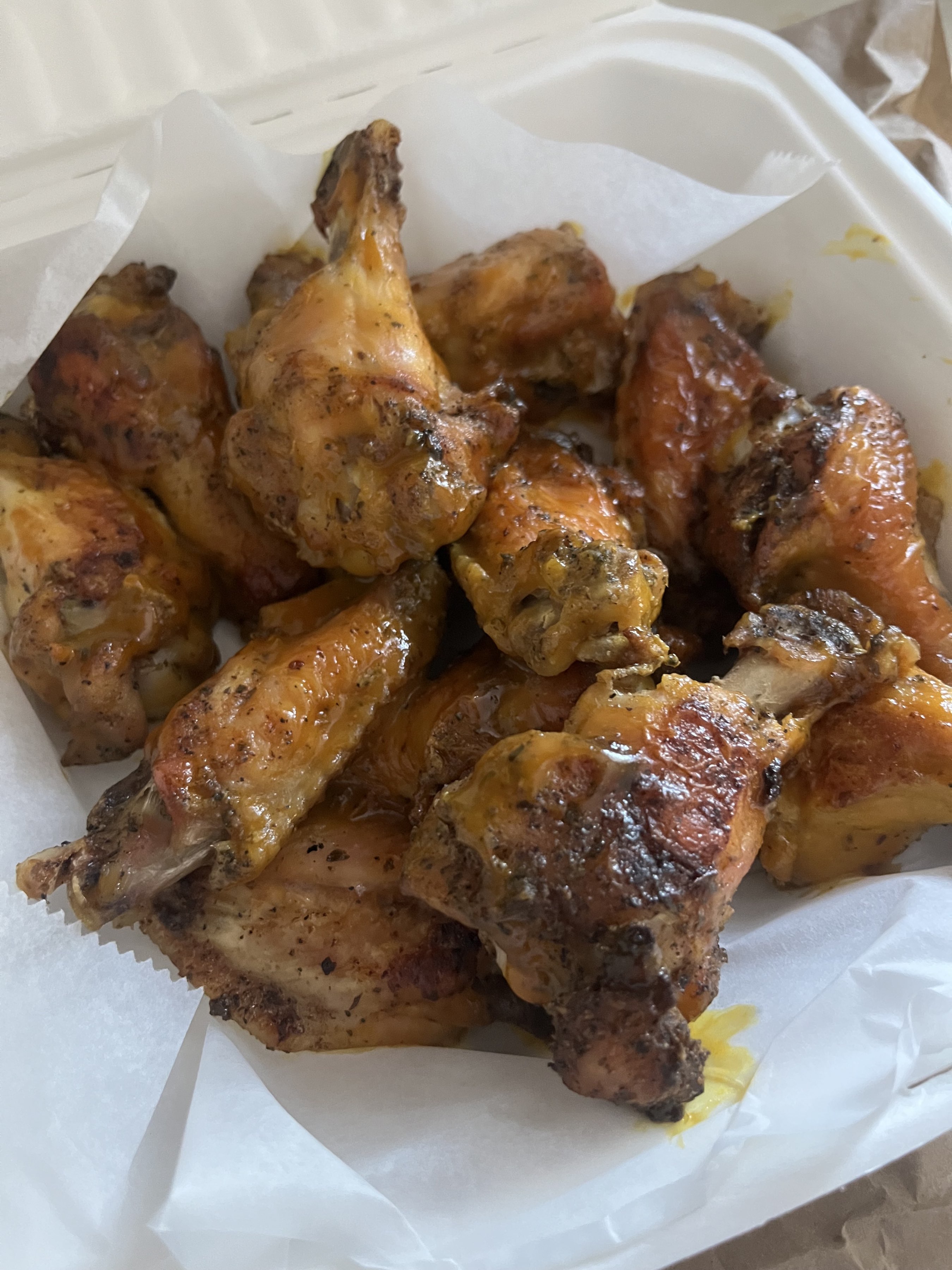 Baked Gold Fever Wings at Brothers Sports Bar and Grille