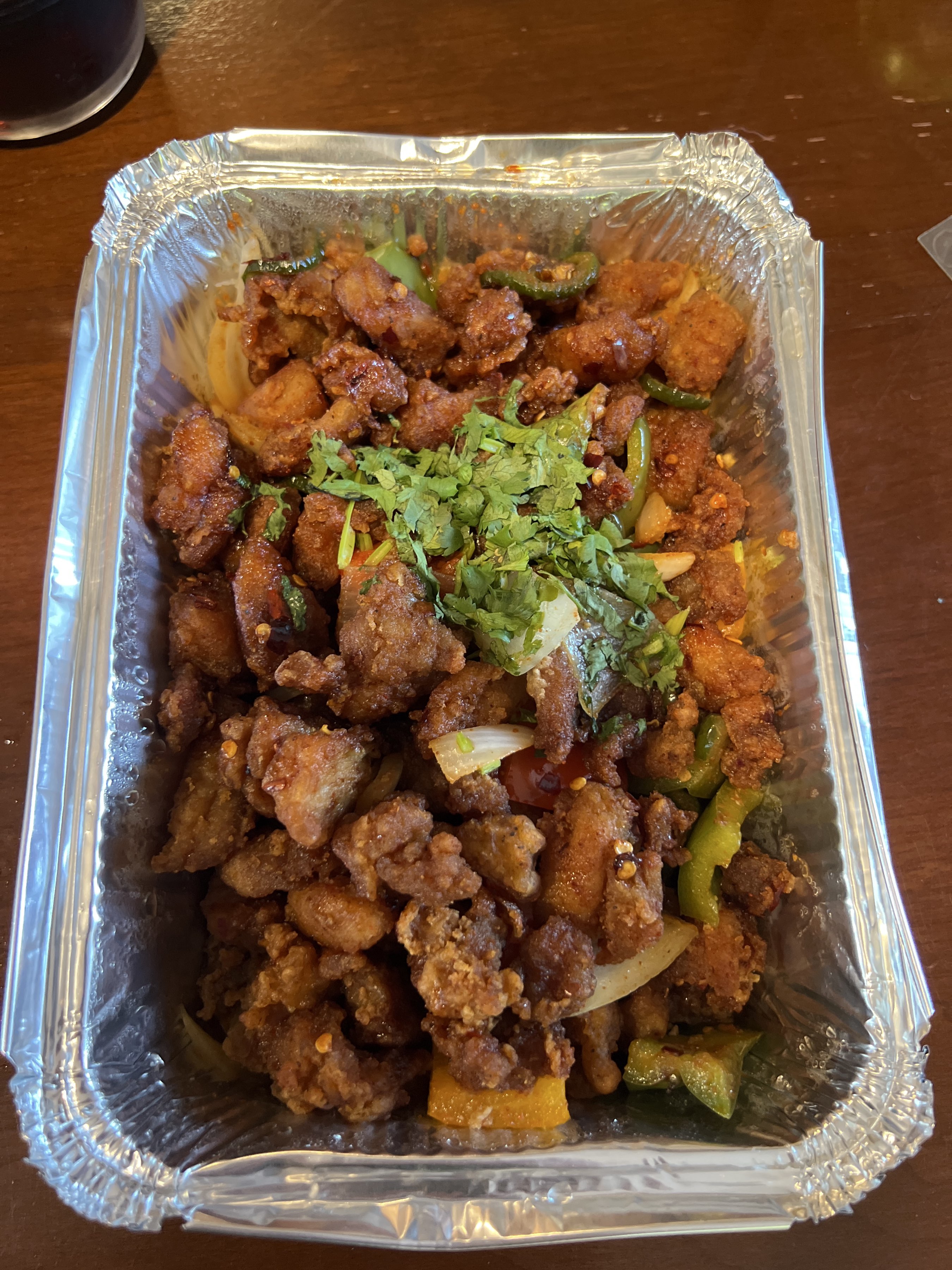 Sizzling Spicy Dry Chicken at Sizzling Kitchen