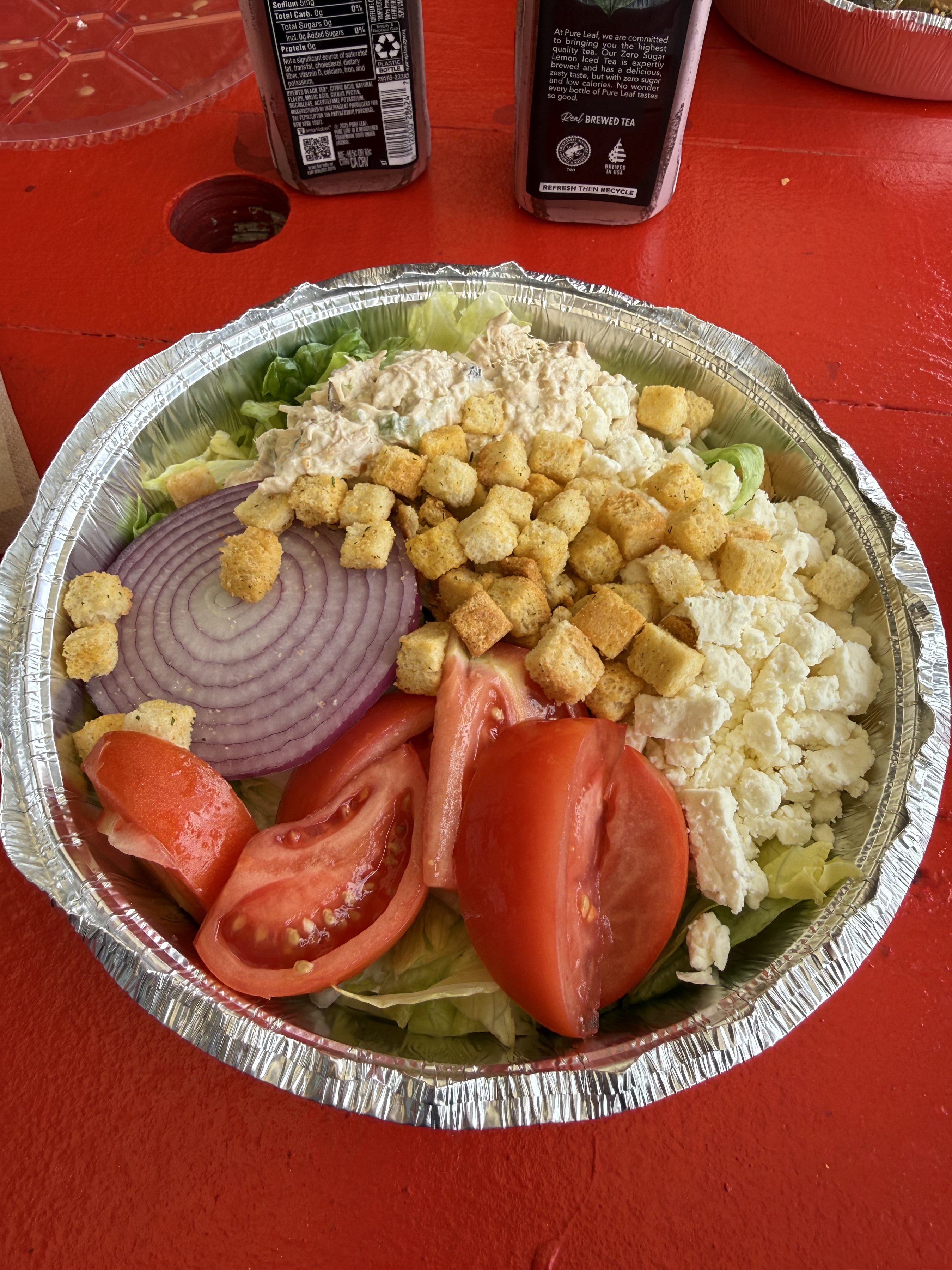 Greek chicken salad