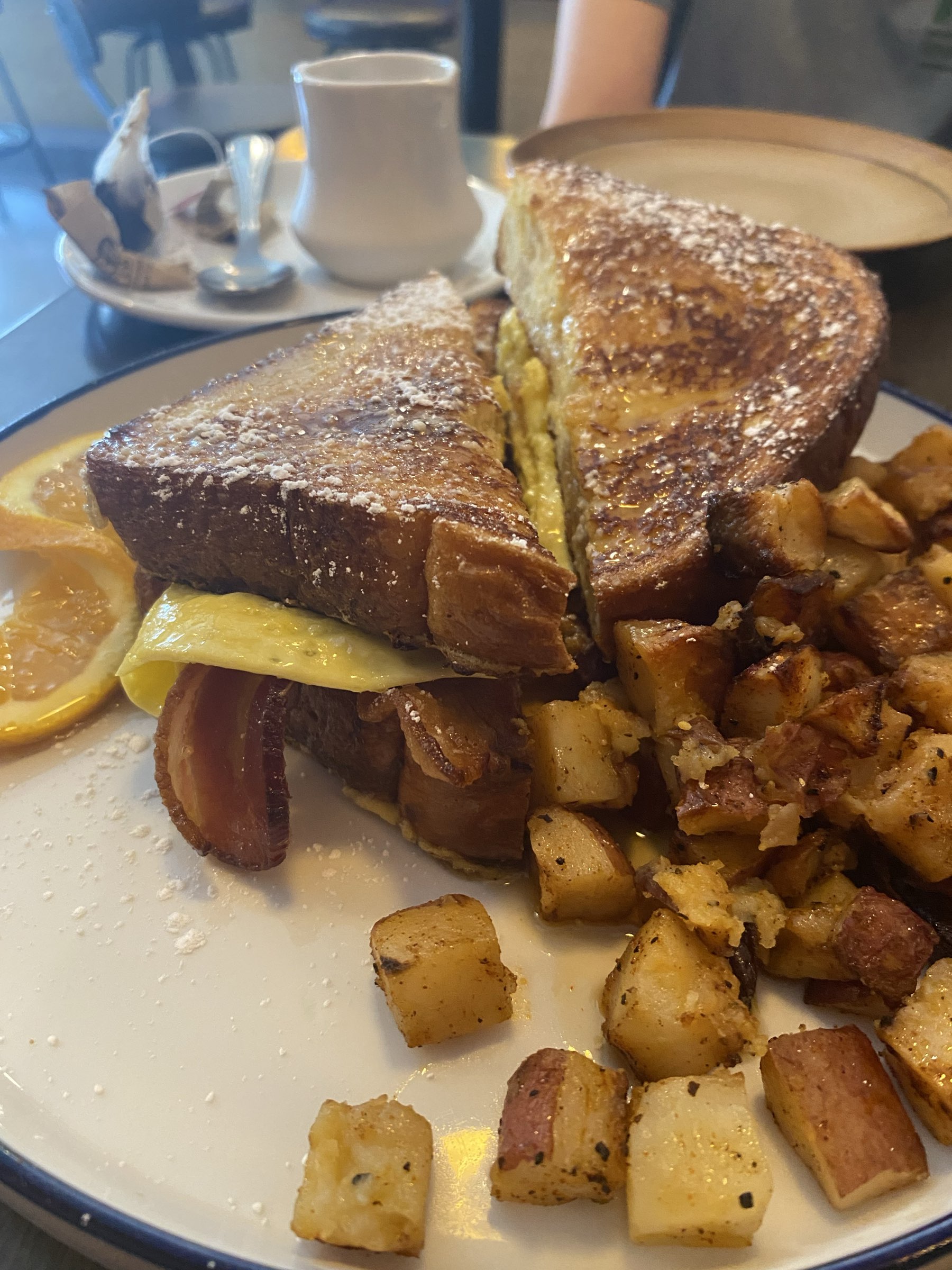 Maple Bacon Stuffed French Toast