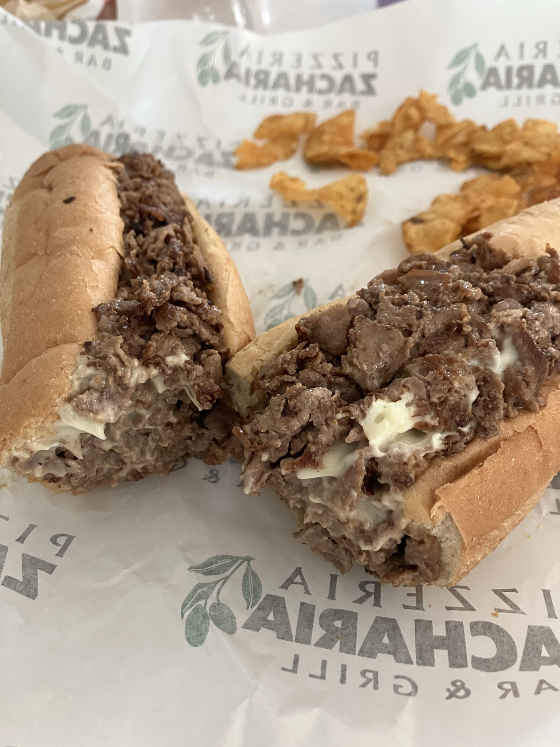 Steak and Cheese at Pizzeria Zachariah